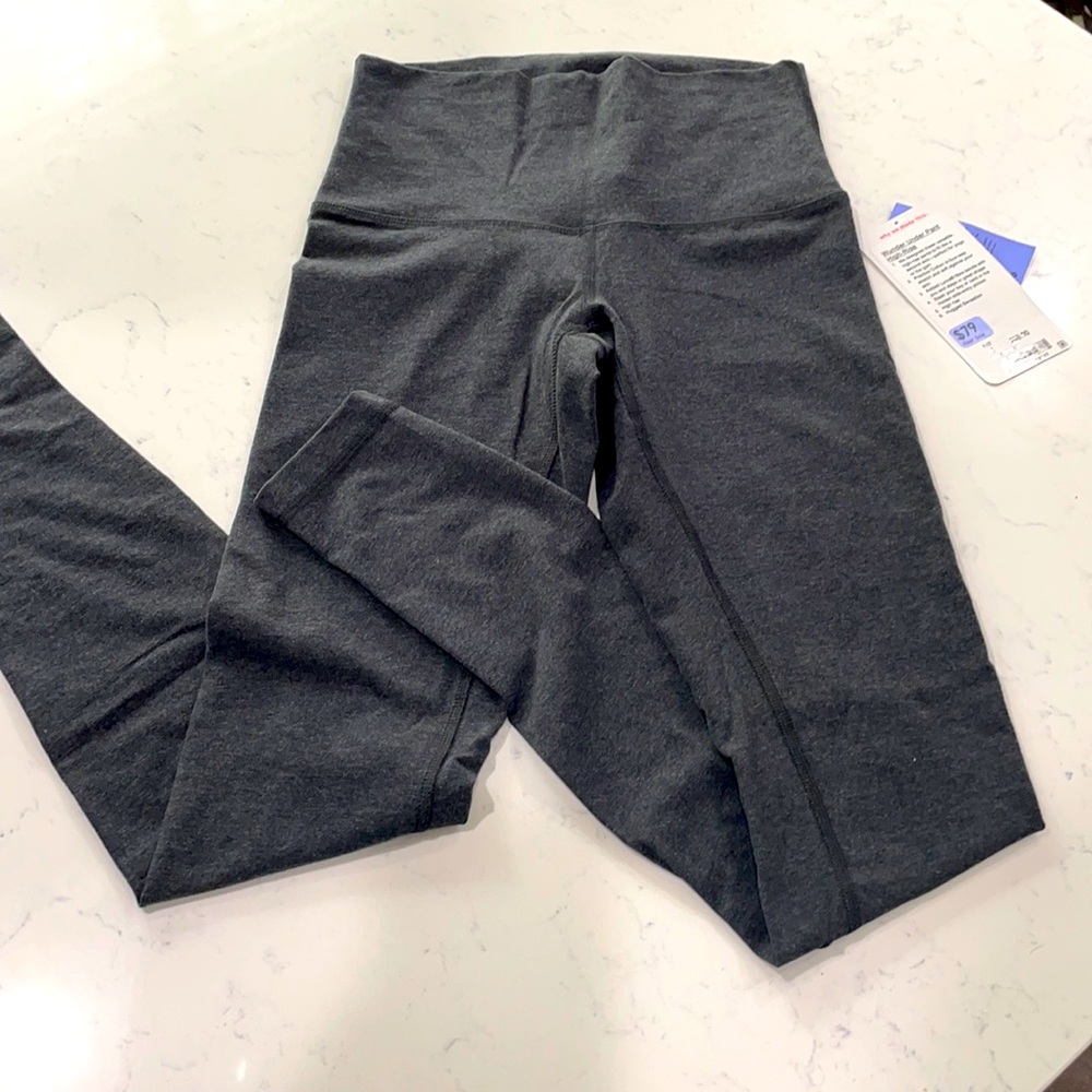 Lululemon Wunder Under High Rise Leggings, Gray
